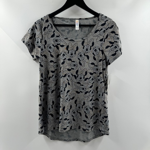 LuLaRoe Tops - LuLaRoe Classic T Minnie Mouse Tee – Grey, NWT, Size XS